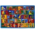thumbnail image 1 of Kids Rug ABC-1 Numbers Area Rug 3' x 5' (3'3" X 4'9") (39" x 56") ( 99cm x 142cm) non slip gel backing, 1 of 2