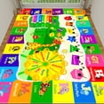 thumbnail image 1 of Kids Rug Cute Playroom Rug With ABC Alphabet Animals Classroom Rug Educational And Fun Area Rugs For Baby Toddler Children Learning Girls Boys Bedroom Nursery Rug 110"x78.7", 1 of 5
