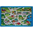 thumbnail image 1 of Kids Rug Street Map Grey Childrens Fun Learning Carpet 8' X 10', 1 of 3