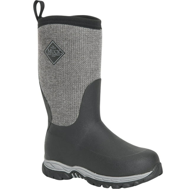 Muck Boots Rugged II Outdoor Performance Boots - Kid's, Black/Herringbone, 9, RG