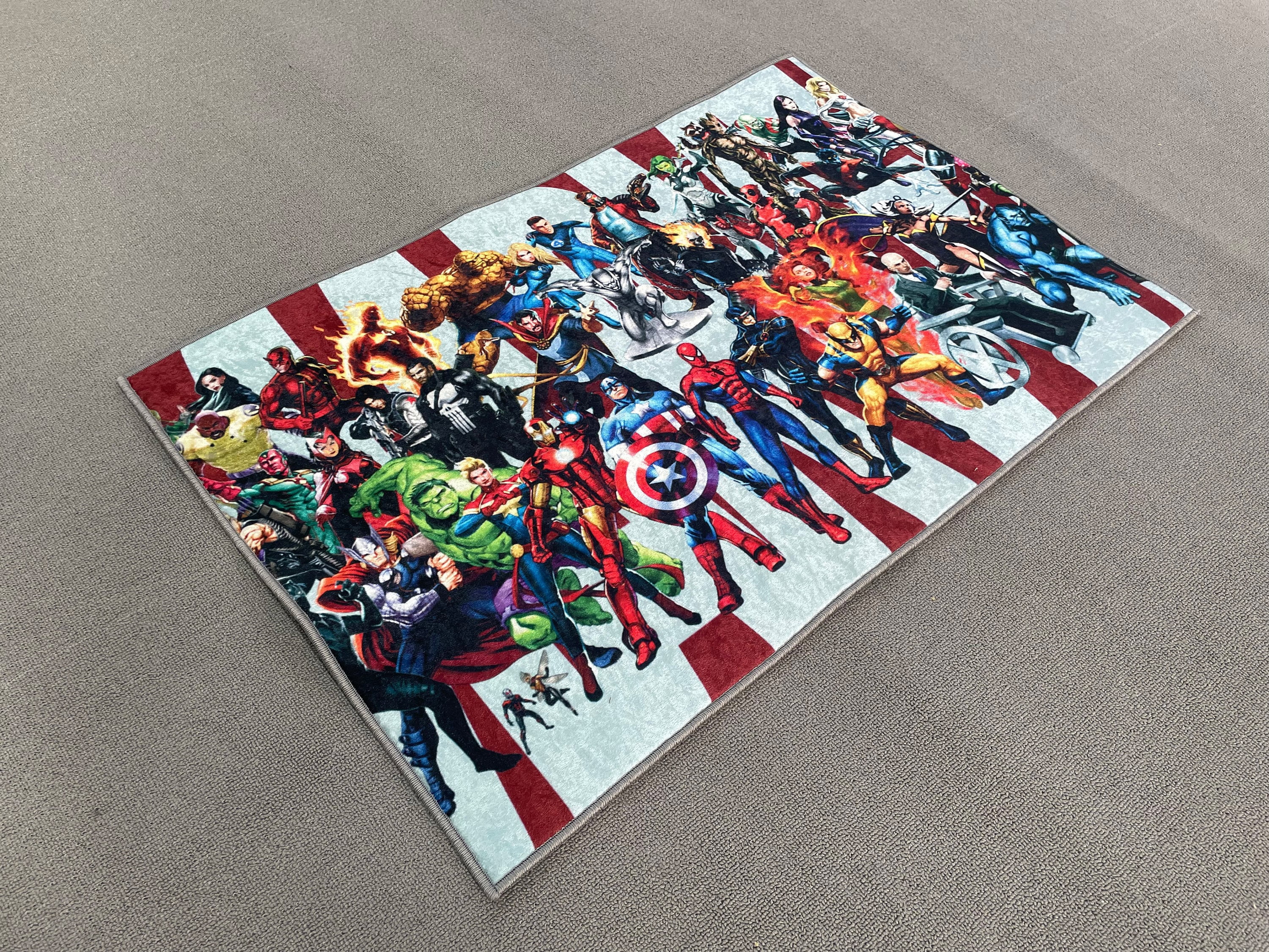 Action Figure Rug Kids Rugs, 3D Printed Rugs, Children Rugs, Iron Man Rug, Printed ...