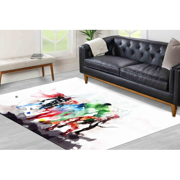 Kids Rugs, Home Decor Rug, Printed Rug, Modern Rugs, Easy to Clean Rugs, Area Rug, Printed Rugs, Corridor Rug, Thin Rugs, Large Rugs, 2.6'x5' - 80x150 cm