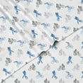 thumbnail image 1 of Kids Rule 3 Piece Sheet Set, BMX Bikers, Grey - Twin, 1 of 5