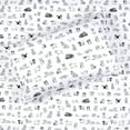 thumbnail image 1 of Kids Rule 3 Piece Sheet Set Dog Sketch Style, Twin Size, 1 of 5