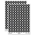 thumbnail image 1 of Kids Rule Fun Text 200+ Round Stickers - Black - Gloss Finish - 0.50" Size, 1 of 3