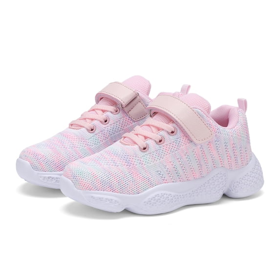 FEFOE Boys Girls Kids Lightweight Athletic Tennis Walking Running Sports Shoes