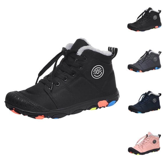 Kids Running Shoes Sneakers for Boys Fashion Autumn Children Boys Girls Sporsts Shoes Cotton Shoes Snow Boots Warm Thick Comfortable Lace Up