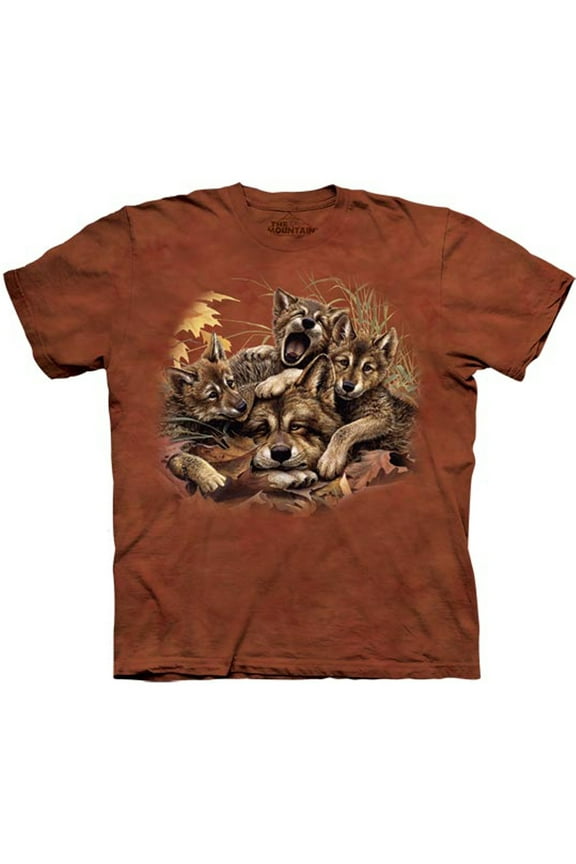 Kids Rust 100% Cotton Rise N' Shine Graphic Novelty T-Shirt NEW