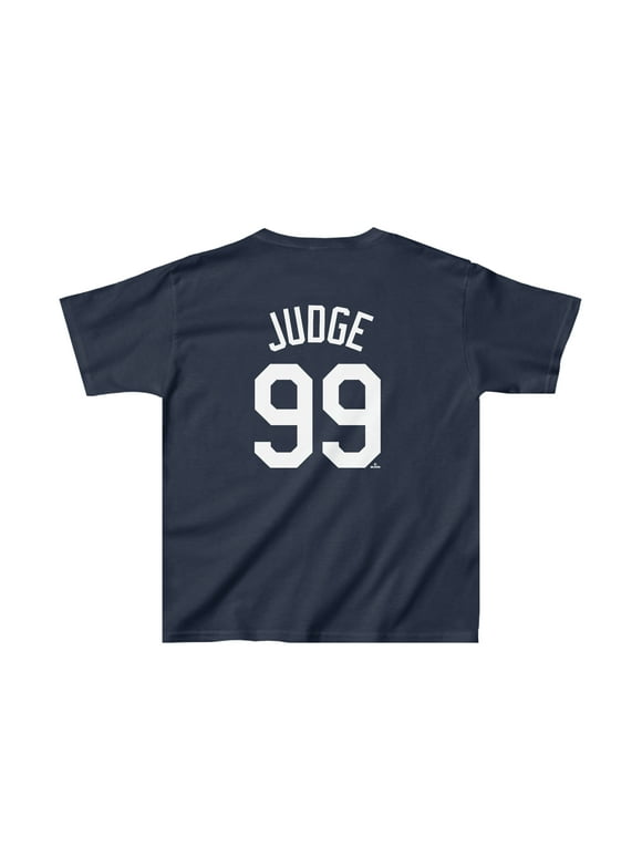 Kids Ryno Sports Aaron Judge MLB Players Name & Number Jersey Shirt