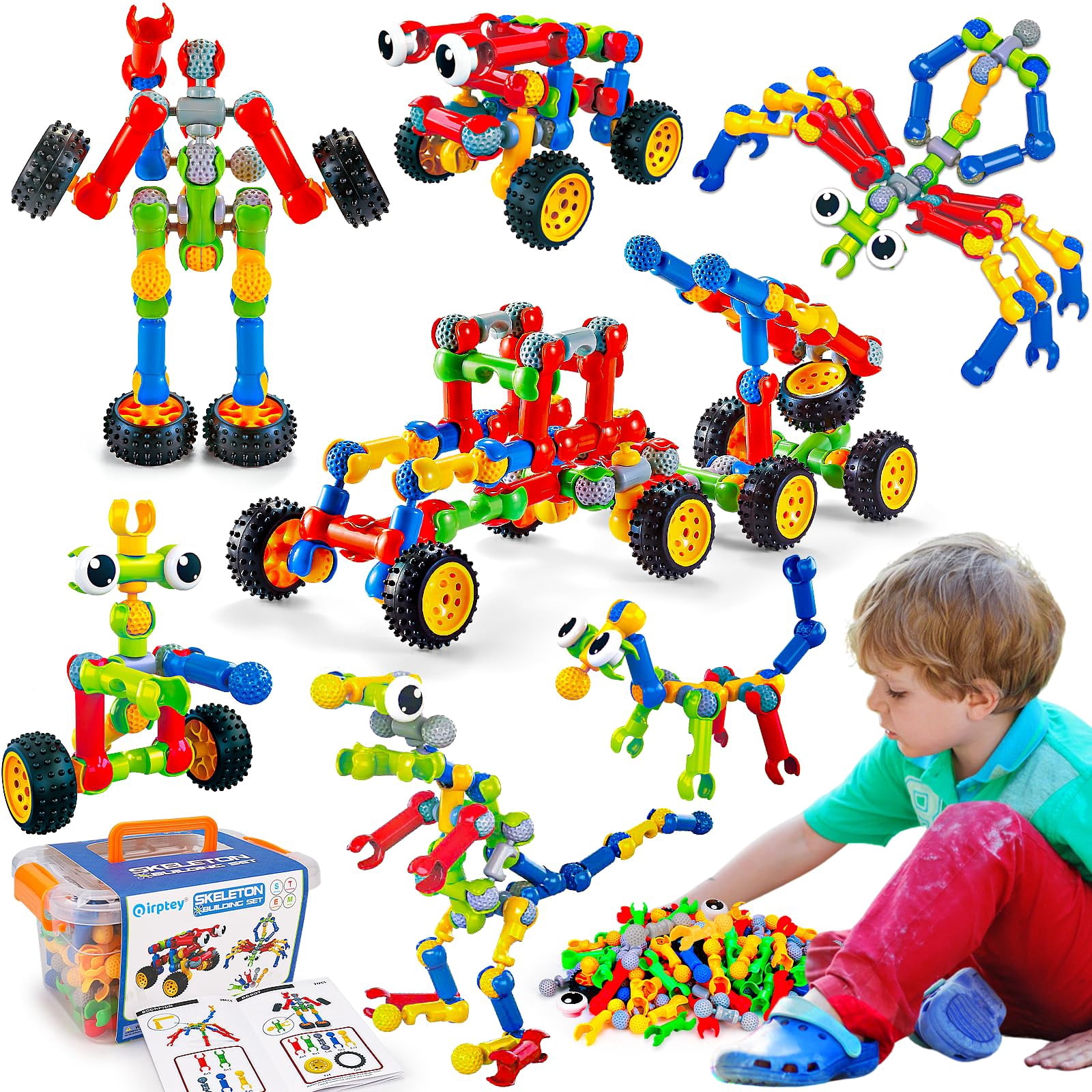 Building toys: a colorful STEM adventure.