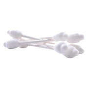 Kids Safety Cotton Swabs with Large Tips for Babies,Infants, Kids, Children Baby Cotton Buds with Paper Stick (55Pcs Total)