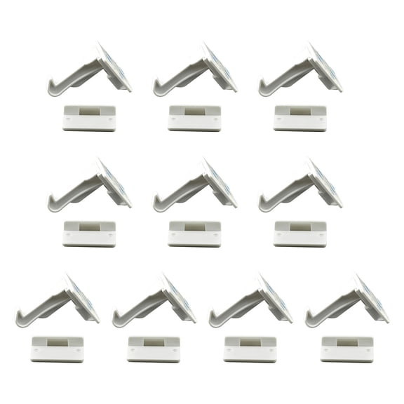 Kids Safety Drawer Lock 10Pc Invisible Cabinet Latch No Tool Installation Child Proof Adhesive Lock 10Pc 0.81 Lbs