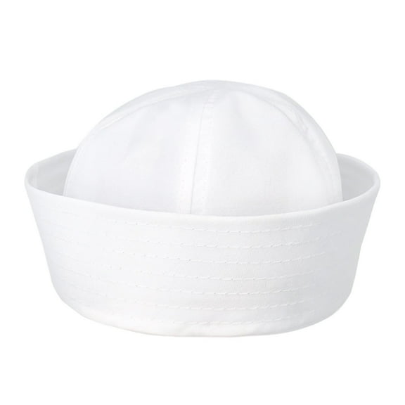 Kids Sailors Party Hats White Navy Marine Captain Cap