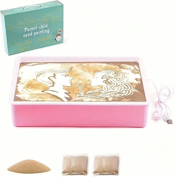 Kids Sand Painting Table, Beginner's Sand Painting Machine, Educational And Fun DIY Handmade Toy, Student Box, Gift For Kids,Unusual Toys,3+ Year Old Kids Gifts,Baby Boy Toys