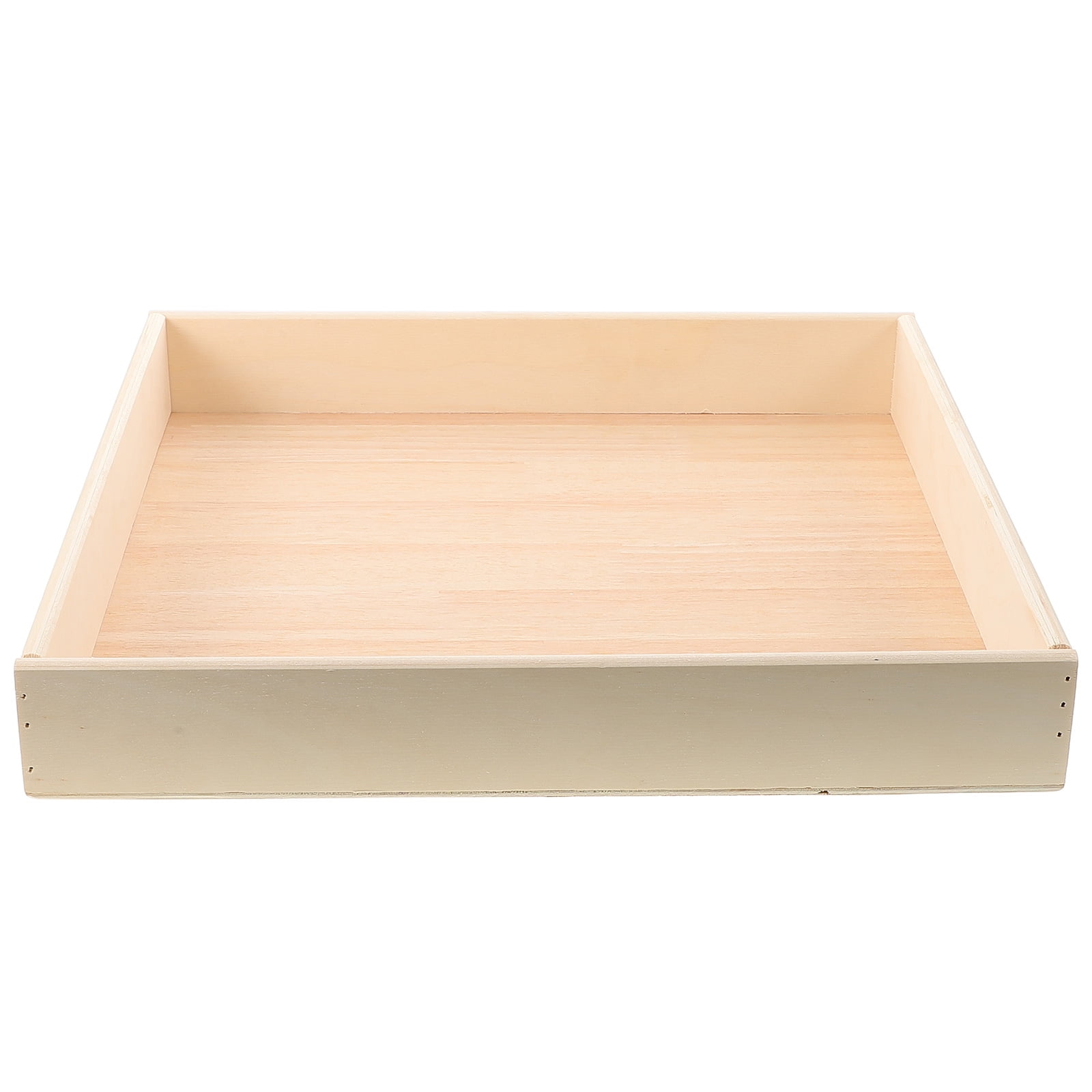 Kids Sand Tray Wooden Sandbox Indoor Outdoor Activities Sandbox Kids Plaything Outdoor Sand Box Indoor Sandbox Sand Tray (L)