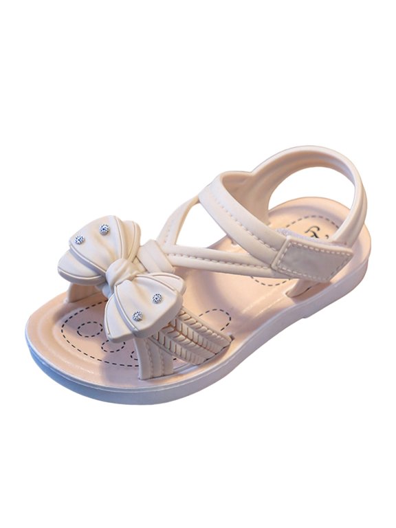 Kids Sandals Beach Slides for Girls Everyday Casual Outdoor Vacation Fixed Design Open Toe Footwear Ages 3-12 Years Play And Adventure