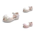 thumbnail image 1 of Kids Sandals and Girls Shoes Adorable Outdoor Play Footwear Features Adjustable Strap Flat Sole and Bow Design Ages 2-7, 1 of 6