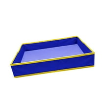Kids Sandbox Tray Sensory Play Tray Large Space Waterproof Base for Children Beach Sand Games