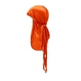 thumbnail image 1 of Kids Satin Bandana Stretchy Long Tail Headscarf for Girls and Boys Hair Daily Casual Hat Elastic Turban Headwrap Size 3-14 Years, 1 of 4