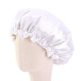 thumbnail image 1 of Kids Satin Bonnet Sleeping Cap Adjustable Sleep Bonnet with Drawstring Reversible Night Caps for Kids Child Baby Toddler Sleep Cap Double Layer, 1 of 8