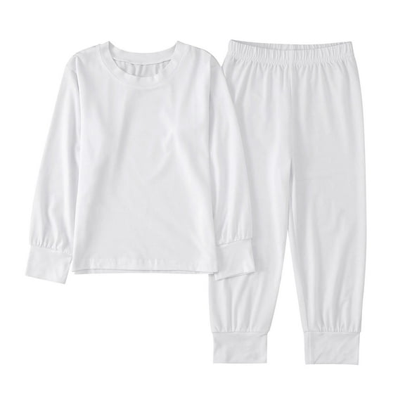 Kids Satin Pajamas For Boy Solid Color Girls Button Down Pajamas Set Toddler Nightgown Kid Sleepwear Size 3-4 Cute Boy Girl Clothing