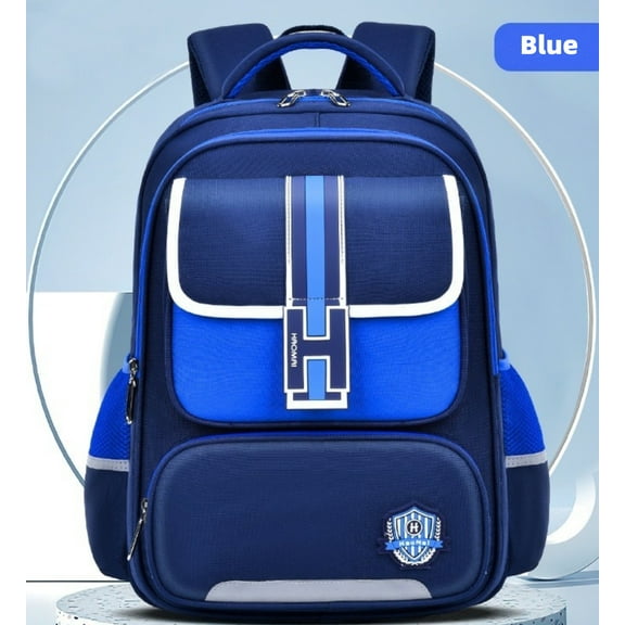 Kids School Backpack for Boys Preschool Elementary School Bag Multifunctional Cute Large Capacity Bookbag Travel Back Pack - Blue