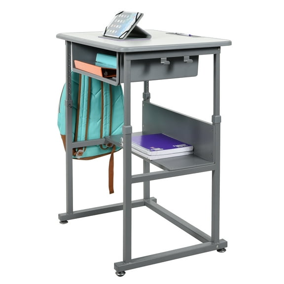 Kids School Desk-Manual Adjustable Desk