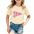 thumbnail image 1 of Kids School T Shirt Lightweight Short Sleeve Crewneck Graphic Top Daily Casual Wear for Boys Girls, 1 of 3