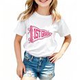thumbnail image 1 of Kids School T Shirt Lightweight Short Sleeve Crewneck Graphic Top Daily Casual Wear for Boys Girls, 1 of 3