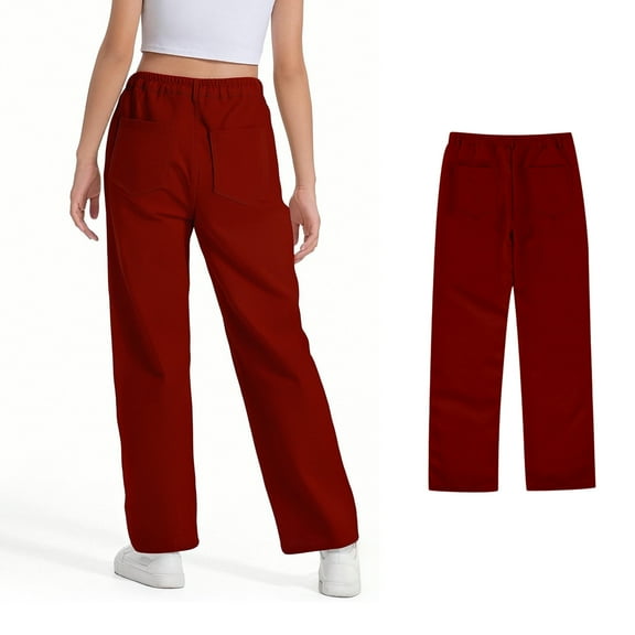 Kids School Uniform for Girls Skinny Pants Stretch Pants With Pockets Flare Leg Pants Green Pants for Girls Uniform Back To School Outfits for Teen Girls Kids Preppy Clothes 5-6 Years