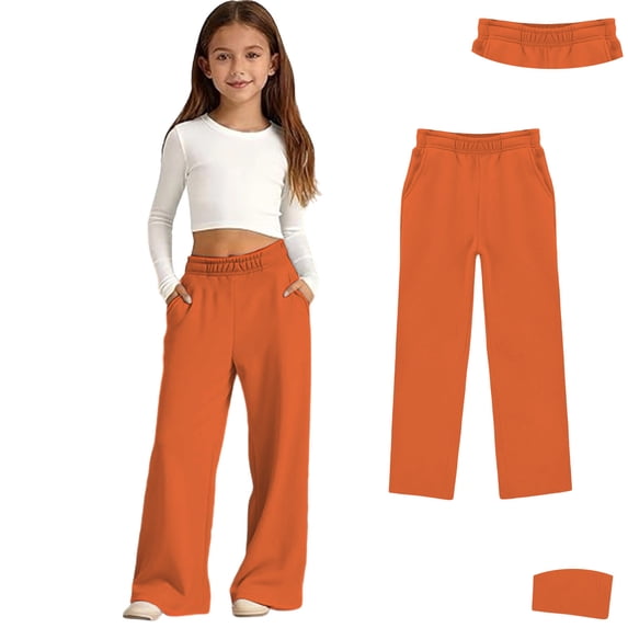Kids School Uniform Pants For Girls Fit Kids Dress Pants With Pockets Straight Pants Boys Red Uniform Pants Back To School Clothes For Girls Kids Clothes For Girls 7-8 Years