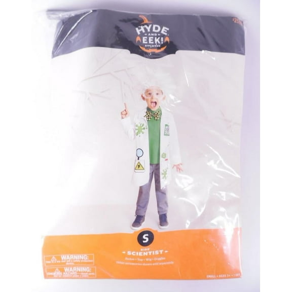Kids' Scientist Halloween Costume Top (2 Accessories) Hyde & EEK! Size: Small