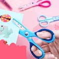 thumbnail image 1 of Kids Scissors Blue, Blunt Tip Scissors For Kids, Safety Craft Scissors With Stainless Steel Blade Soft Grip Handle For School Home Art Projects, 1 of 6