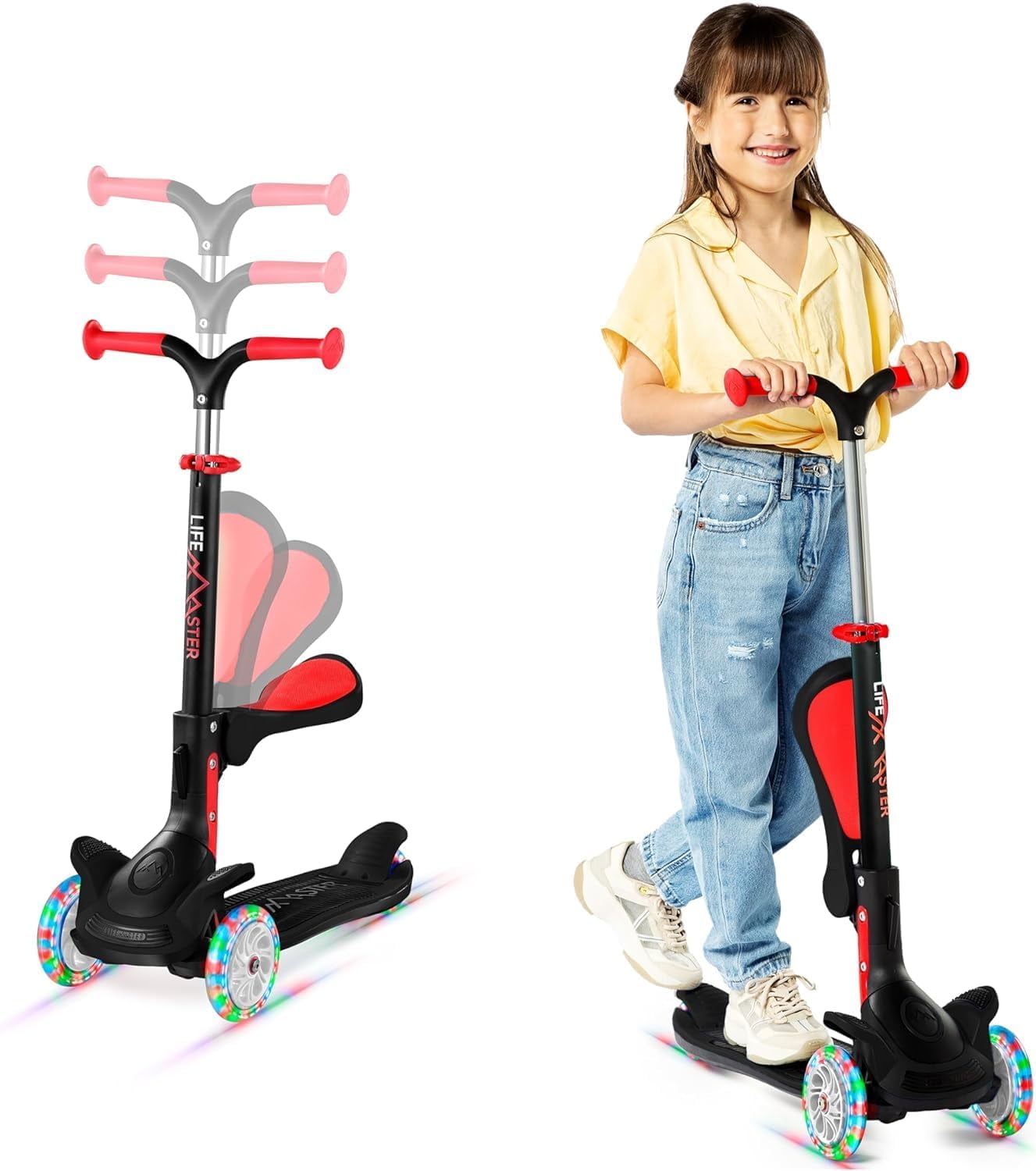 ◆ Happy Lucky  ③ Costway 6V Kids Ride on Chopper Motorcycle 3 Wheel Trike