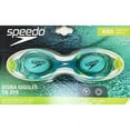 thumbnail image 1 of Kids Scuba Giggles Tie Dye Goggle - Aqua, 1 of 2