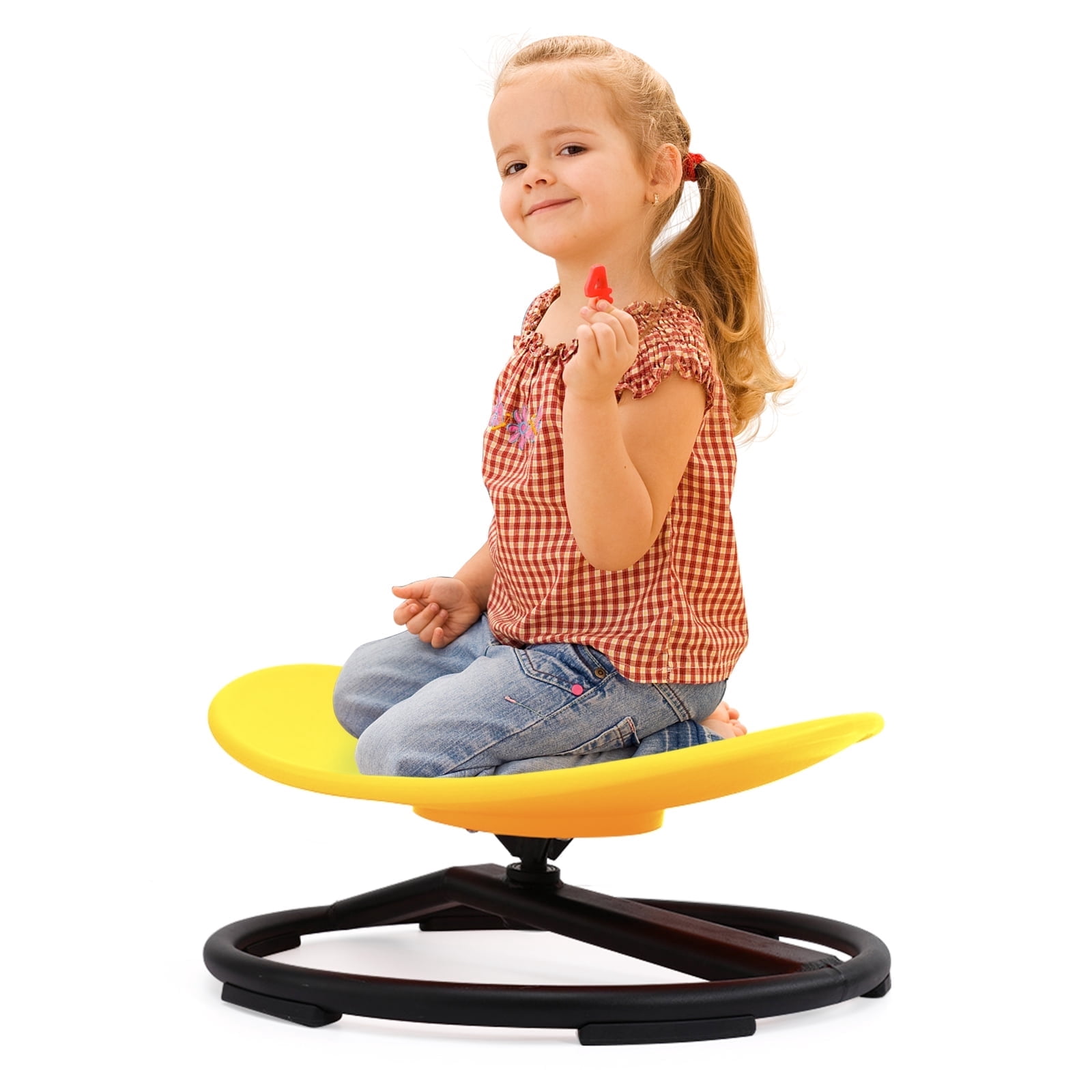 Sensory Spinning Chair for Autism Ages 3+, Sit and Spin Swivel Chair ...
