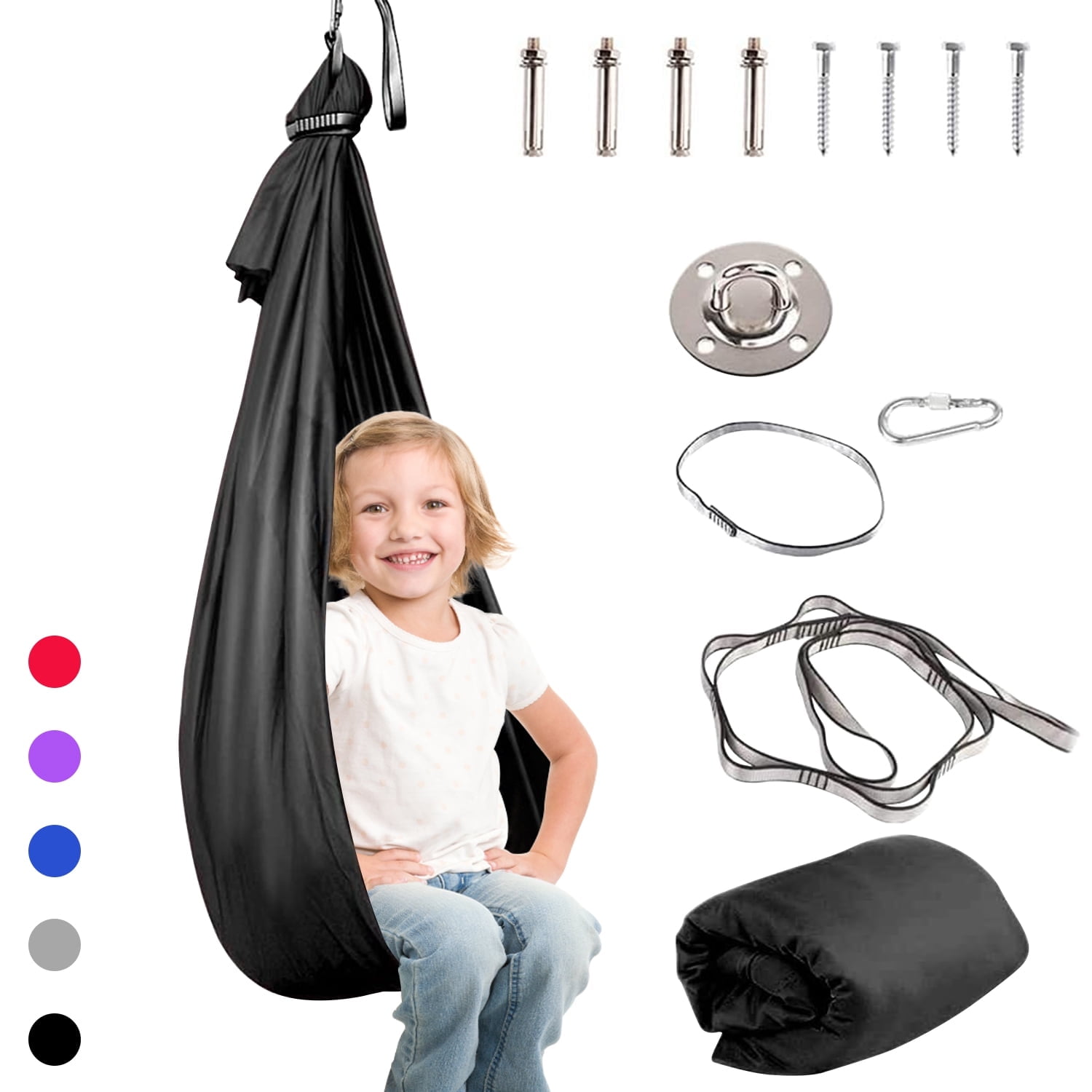 Kids Sensory Swing, Swing Hammock, Special Needs Cuddle Snuggle Swings