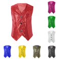 thumbnail image 1 of Kids Sequin Glitter Vest Top Sleeveless Party for Boys and Girls, 1 of 6