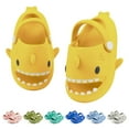 thumbnail image 1 of Kids Shark Cloud Slides Toddler Boys Girls Shower Slippers Boys Girls Cute Cartoon Fish Flip Flops Beach Pool Home Sandals Quick Dry Non-Slip, 1 of 7