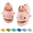 thumbnail image 1 of Kids Shark Cloud Slides Toddler Boys Girls Shower Slippers Boys Girls Cute Cartoon Fish Flip Flops Beach Pool Home Sandals Quick Dry Non-Slip, 1 of 7