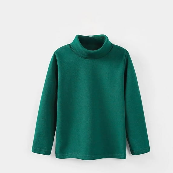 Kids Shirt For Boys Solid color Green Long Sleeve Shirt Crewneck T-Shirts Fall Tops Tees Cotton T Shirt Boy Shirts Size 3-4 Years Cute&nbsp;Boy Girl&nbsp;Clothing