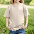 thumbnail image 1 of Kids Shirts Soft Boys Short Sleeve T Shirts Solid Shirts Boys Summer T-Shirts 10-11 Years Boy Pajamas, 1 of 5