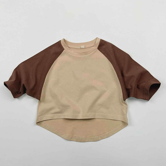 Kids Boys' T-Shirts Soft Kids Short Sleeve Shirts for Boys Patchwork Shirts Casual Tees 5T Boy Clothes