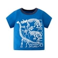 thumbnail image 1 of Kids Shirts for Boys Girls DinosaurT Shirts for Boys Soft Boys Short Sleeve Shirt Baby Boy Clothing 5T Boy Pajamas, 1 of 2