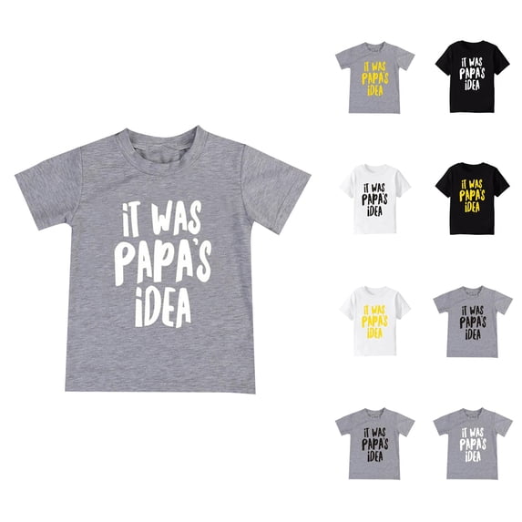 Kids Shirts for Girls and Boys Spring Summer Active Fashion Daily Indoor Outdoor Print Short Sleeve Tops Unisex Tshirt Clothing