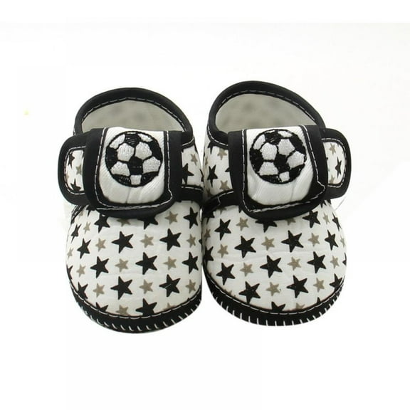 Kids Shoes Baby Girls Boys Soft Sole First Walkers Summer Casual Football Print Prewalkers