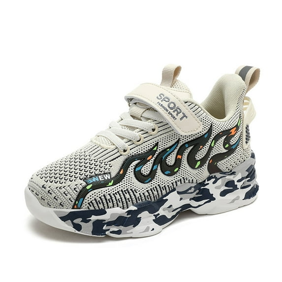 Kids Shoes Boys Running Tennis Athletic Shoes Girls Sneakers Comfortable for Little Kid/Big Kid White