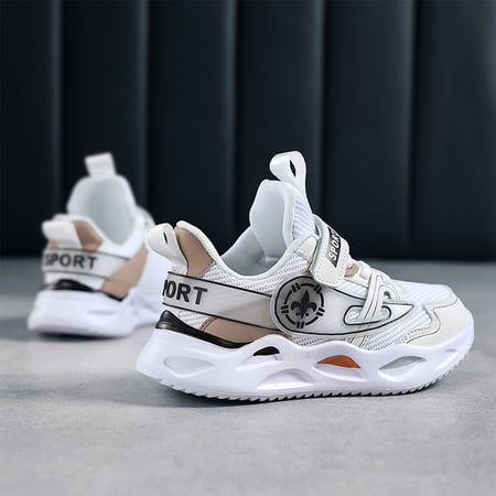 Kids Shoes Girls Athletic Tennis Walking Shoes Mesh Running Sports Strap Sneakers for Toddler/Little Kid/Big Kid