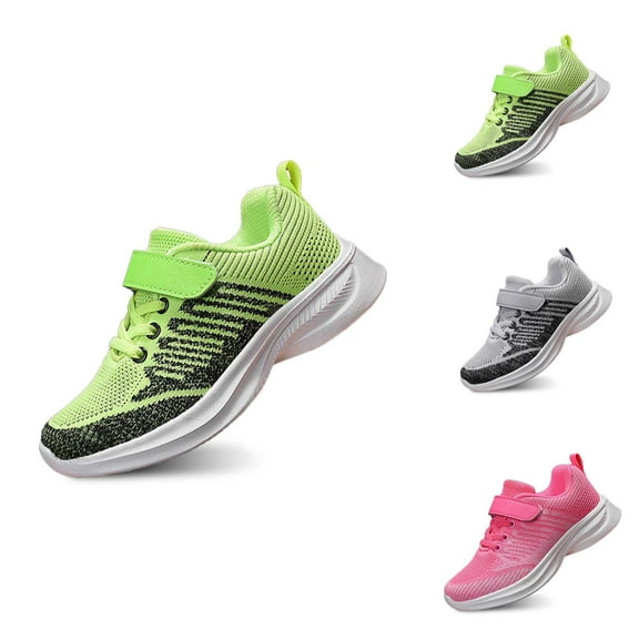 Kids Shoes Girls Girls' Sneakers Girls Sneakers For Everyday Casual Wear Comfortable Fixed Design Breathable Lightweight School Shoes For Teens Age 7 15