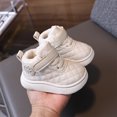 thumbnail image 1 of Kids Shoes, Girls Tennis Shoes, Kids Sneakers, Shoes for Kids, Girls Boots Toddlers Kids Fashion Leather Lace-Up Booties 2026 Fall Winter Comfortable Soft Ankle Snow Boots, White US-3.5C/EU-20, 1 of 5